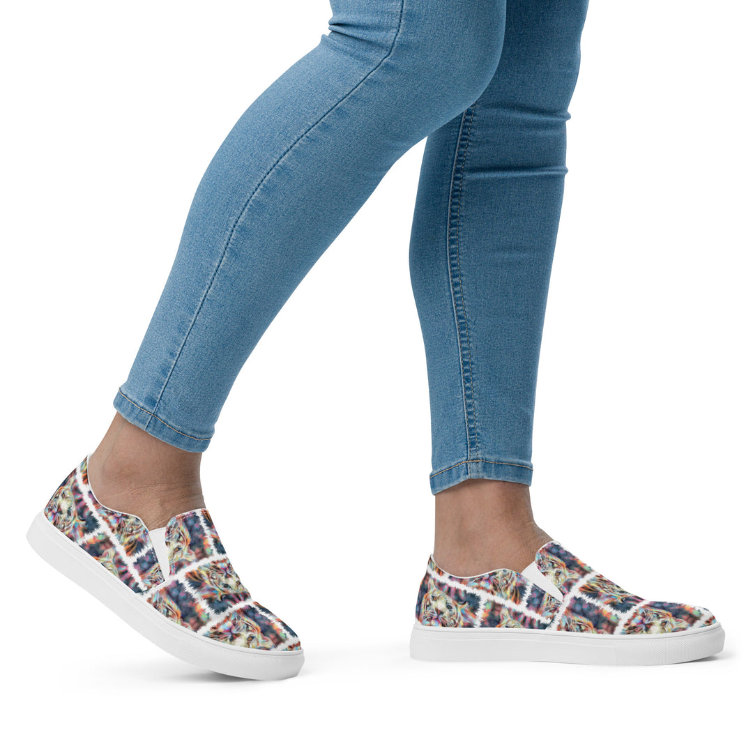 Women’s slip-on canvas shoes - Tiger