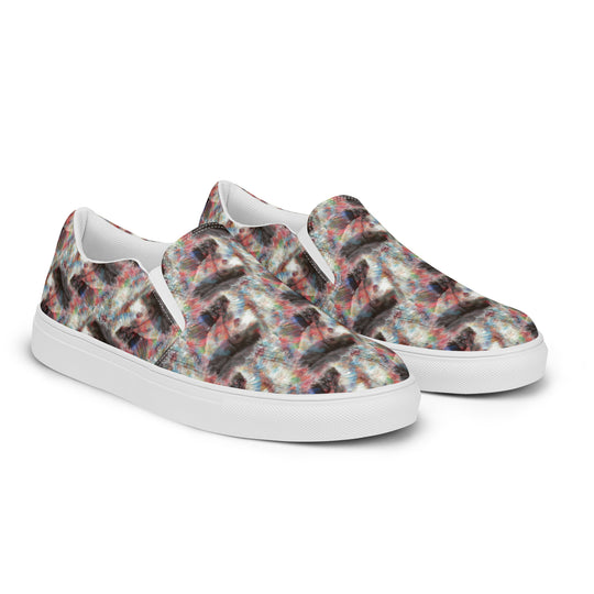 Women’s slip-on canvas shoes - Elephant