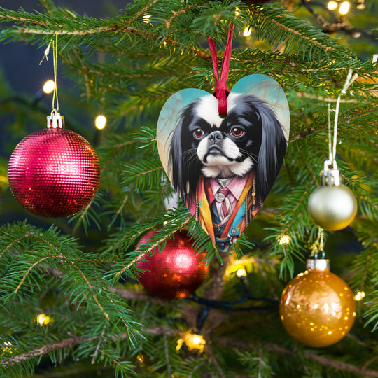 Wooden ornaments-Japanese Chin