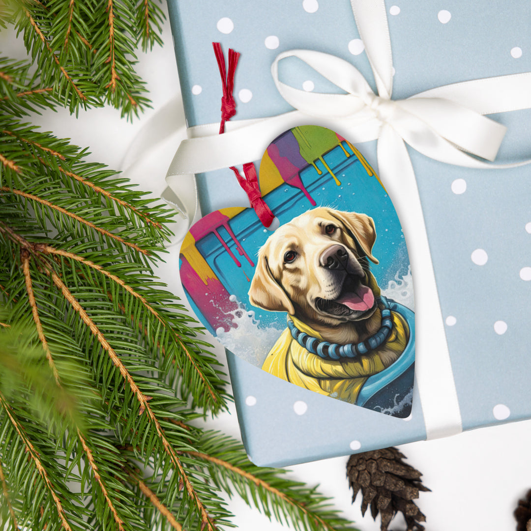 Wooden ornaments-Labrador Retriever