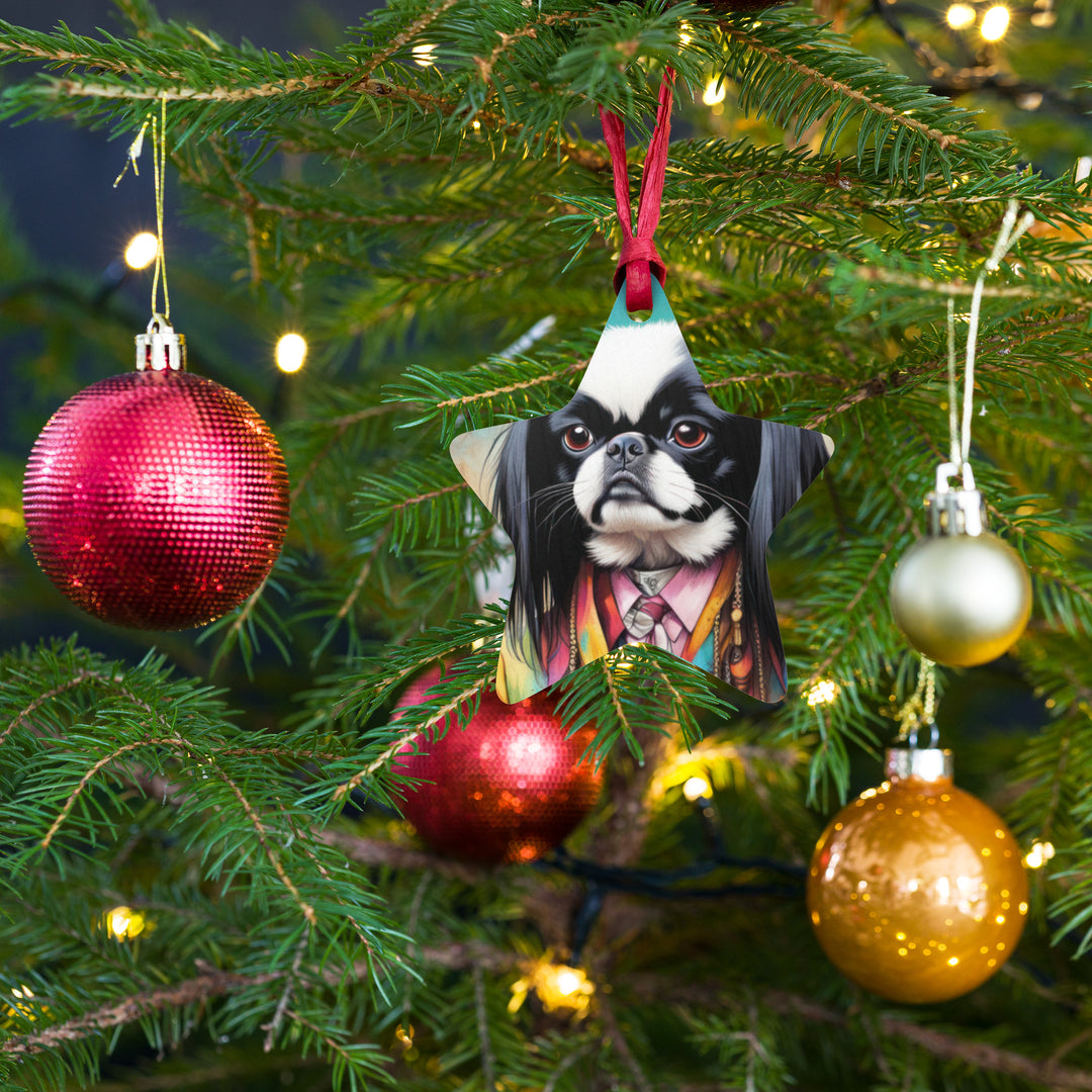 Wooden ornaments-Japanese Chin