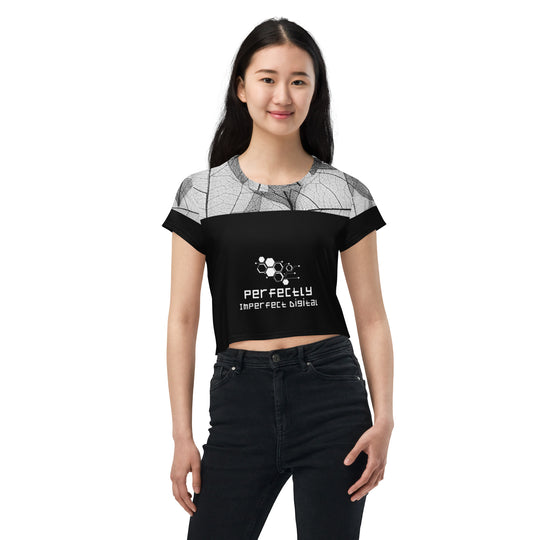 All-Over Print Crop Tee - PID