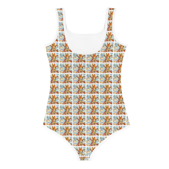 All-Over Print Kids Swimsuit - Giraffe