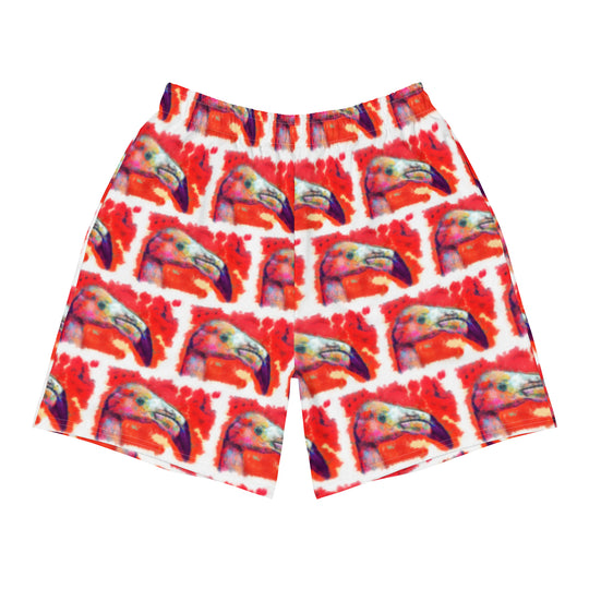 Men's Recycled Athletic Shorts - Flamingo