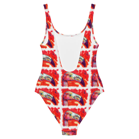 One-Piece Swimsuit - Flamingo