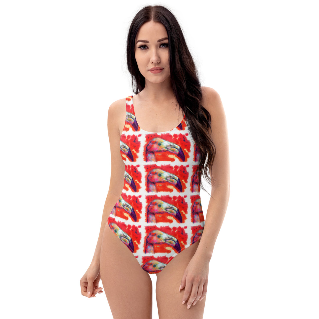 One-Piece Swimsuit - Flamingo