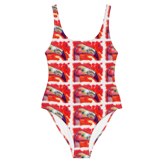 One-Piece Swimsuit - Flamingo
