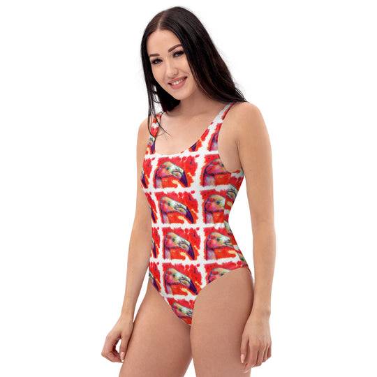 One-Piece Swimsuit - Flamingo