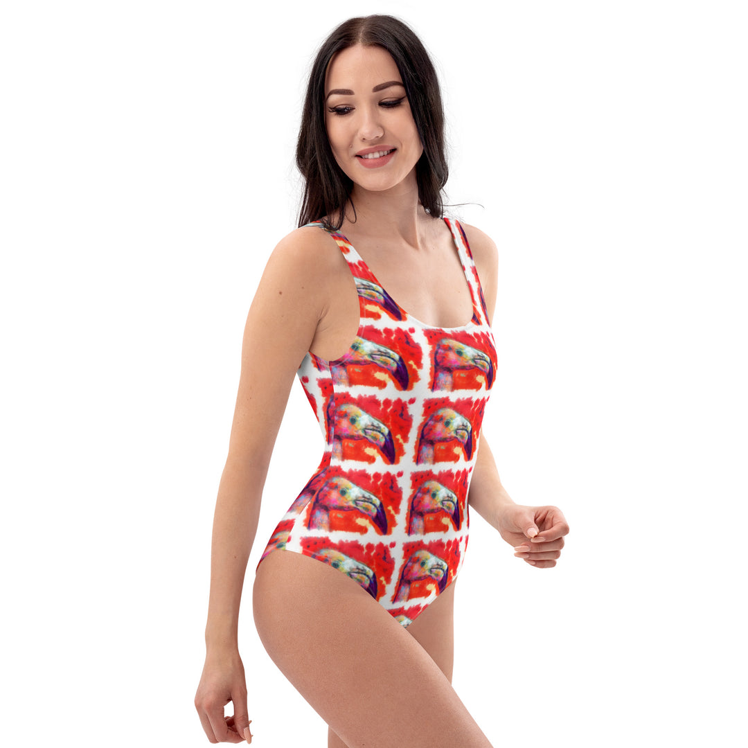 One-Piece Swimsuit - Flamingo