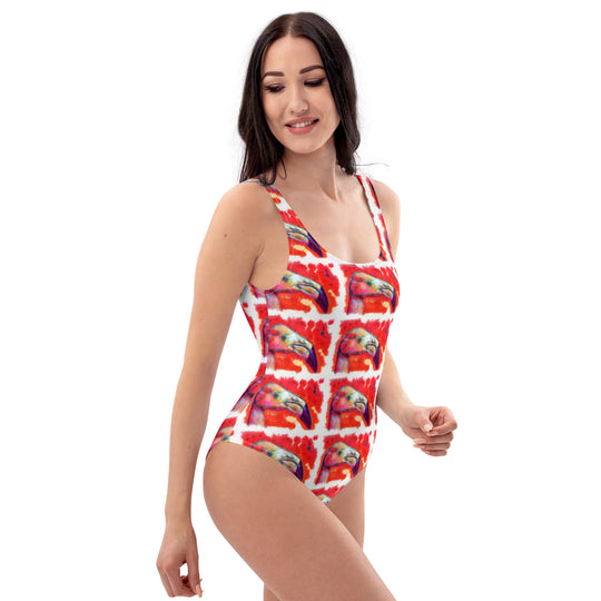 One-Piece Swimsuit - Flamingo