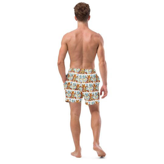Men's swim trunks - Giraffe