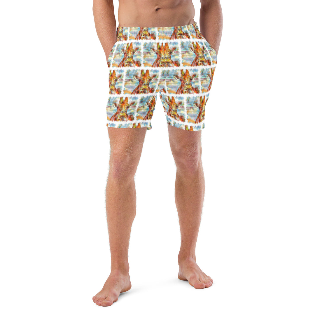 Men's swim trunks - Giraffe