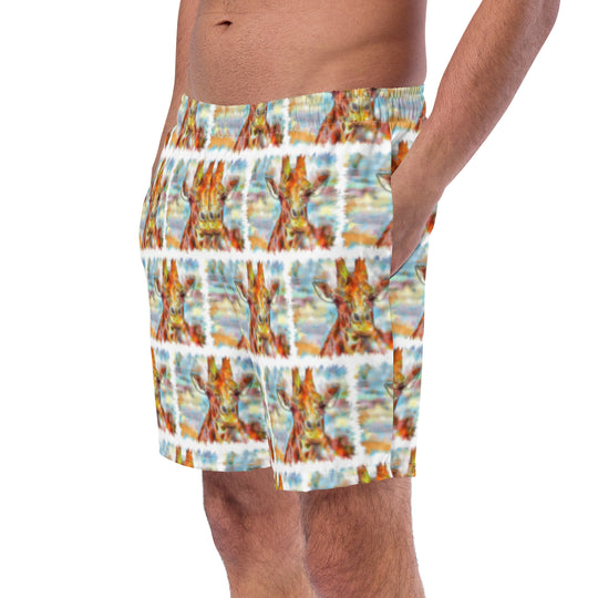 Men's swim trunks - Giraffe