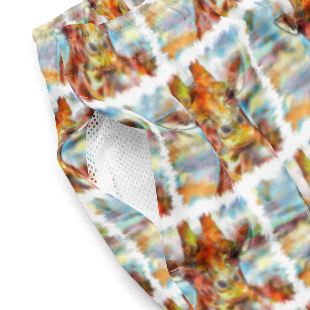 Men's swim trunks - Giraffe