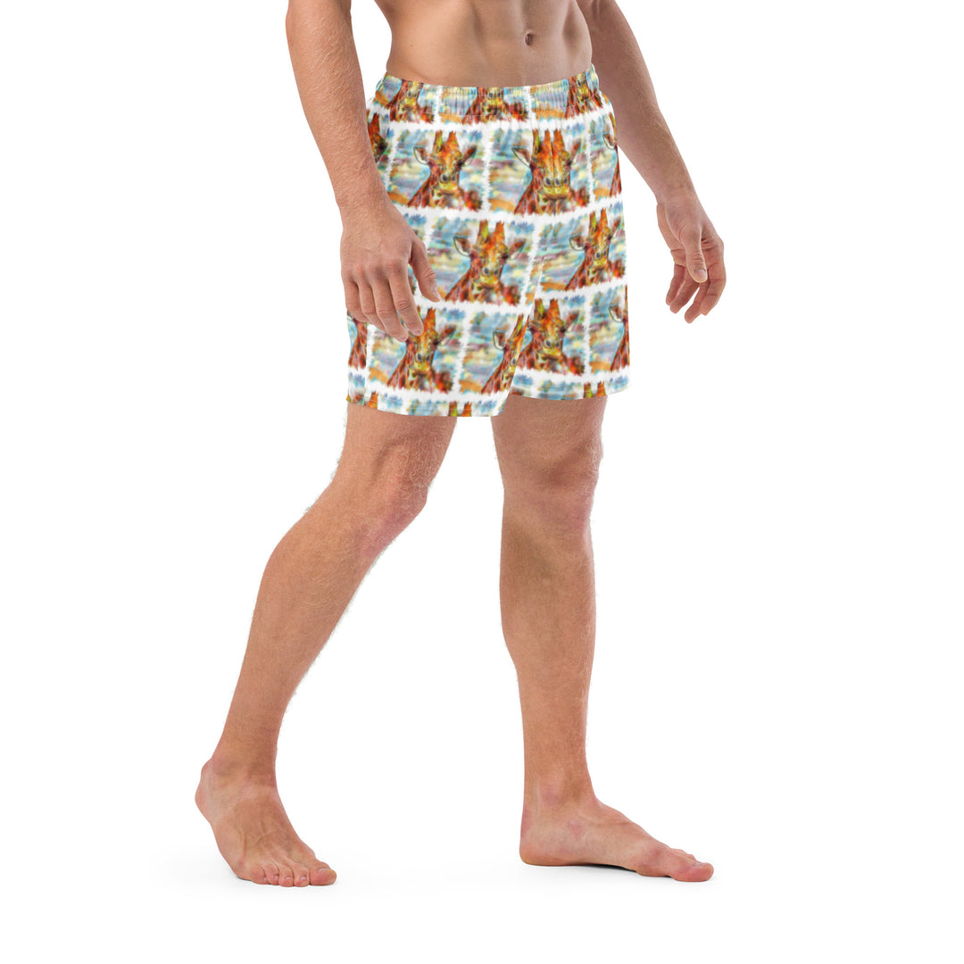 Men's swim trunks - Giraffe