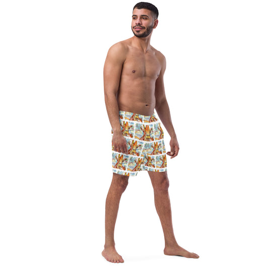 Men's swim trunks - Giraffe
