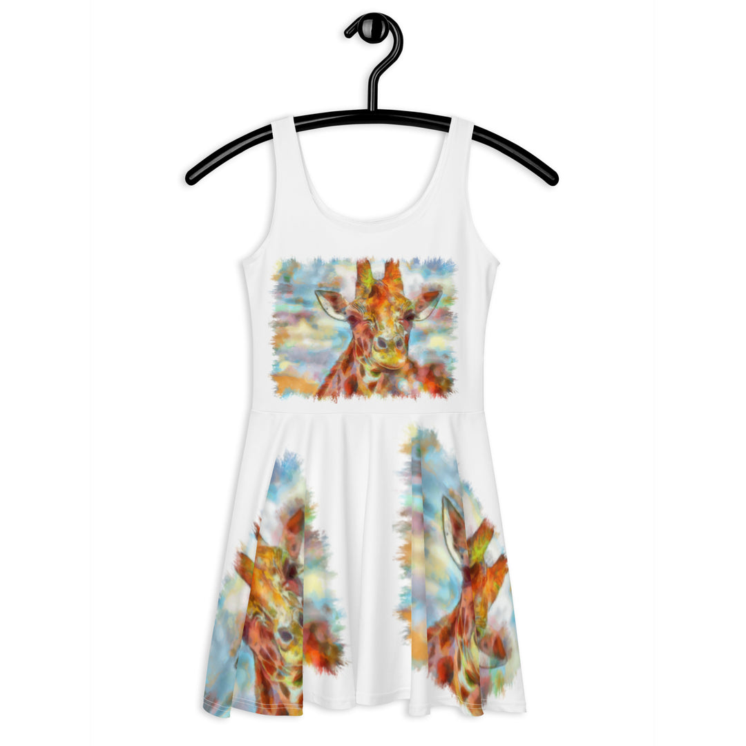 Skater Dress - Giraffe