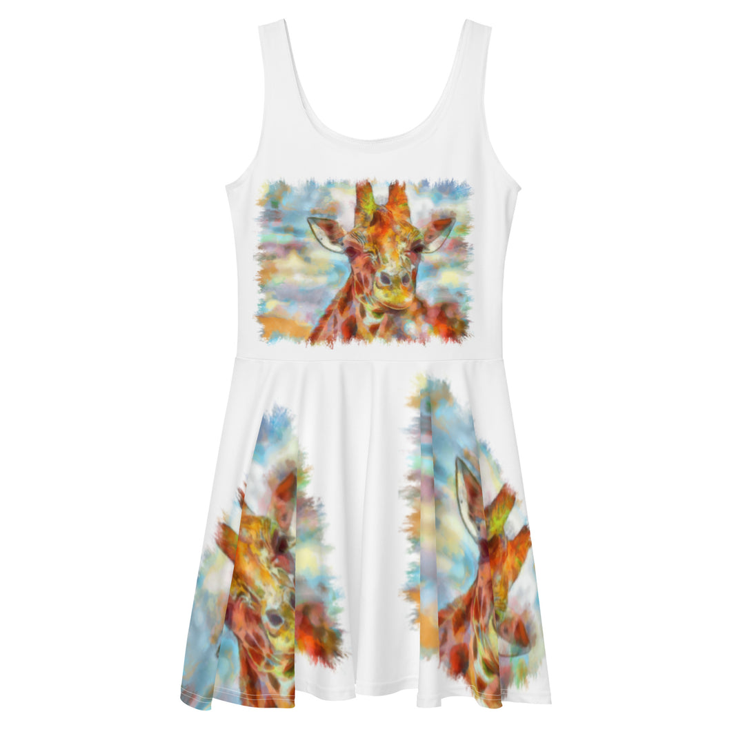 Skater Dress - Giraffe