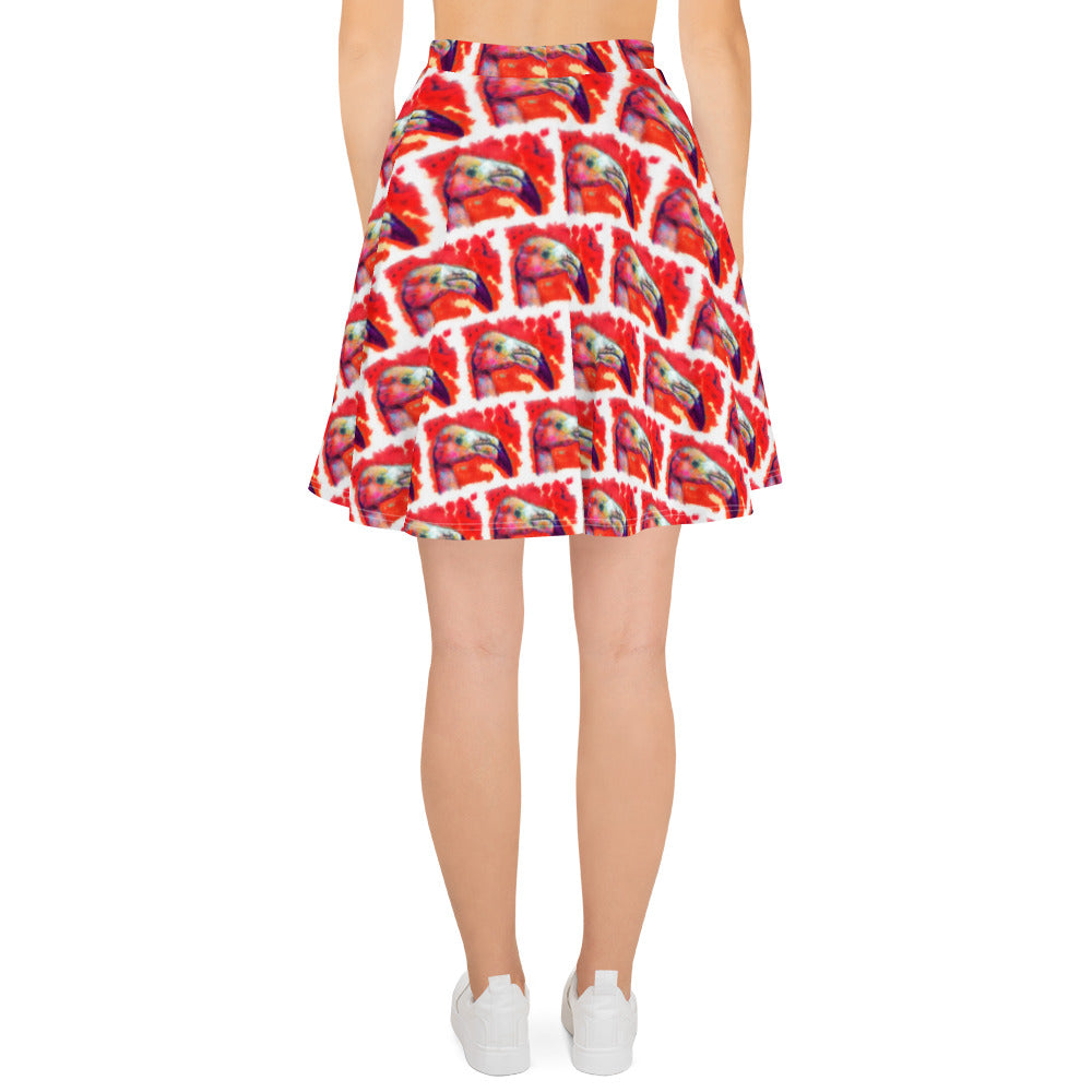 Skater Skirt - Flamingo