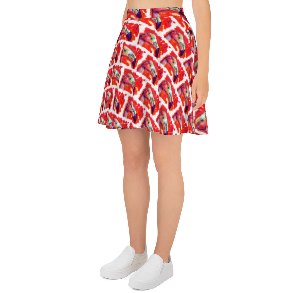 Skater Skirt - Flamingo