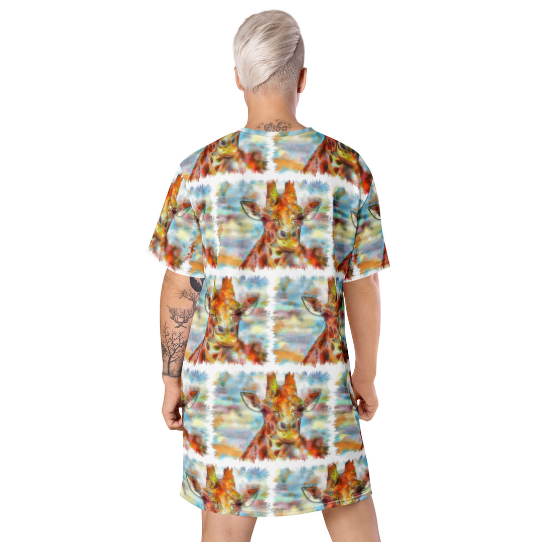 T-shirt dress - Giraffe
