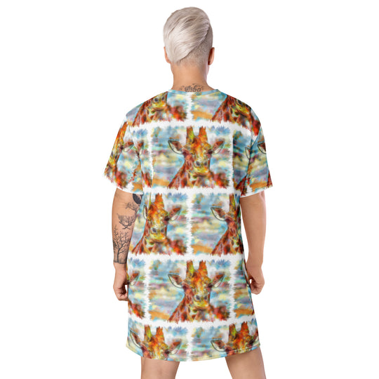 T-shirt dress - Giraffe