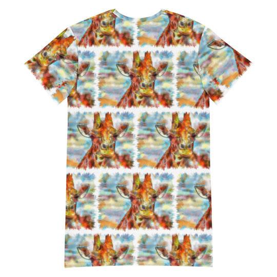 T-shirt dress - Giraffe