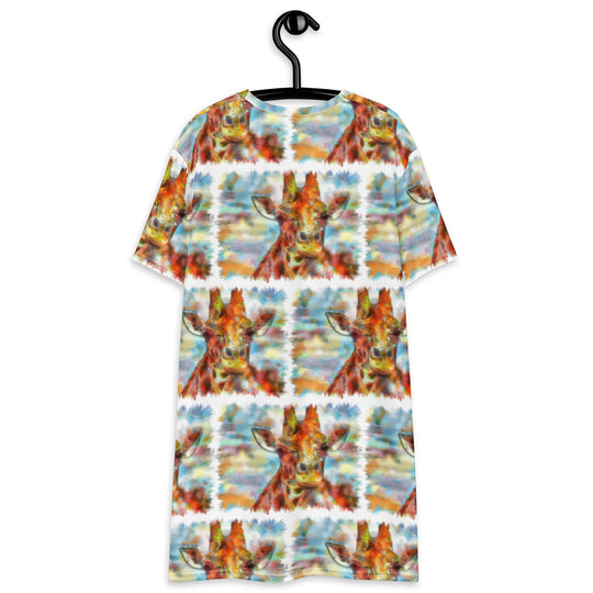 T-shirt dress - Giraffe