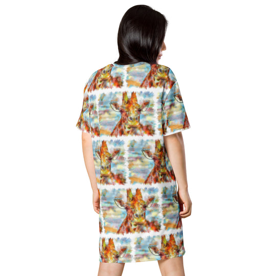 T-shirt dress - Giraffe