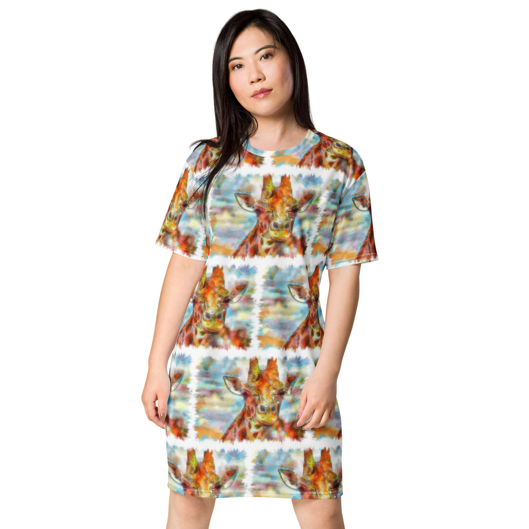T-shirt dress - Giraffe