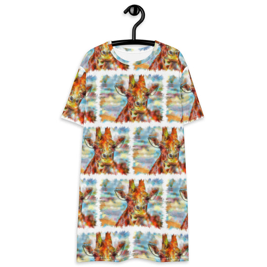 T-shirt dress - Giraffe