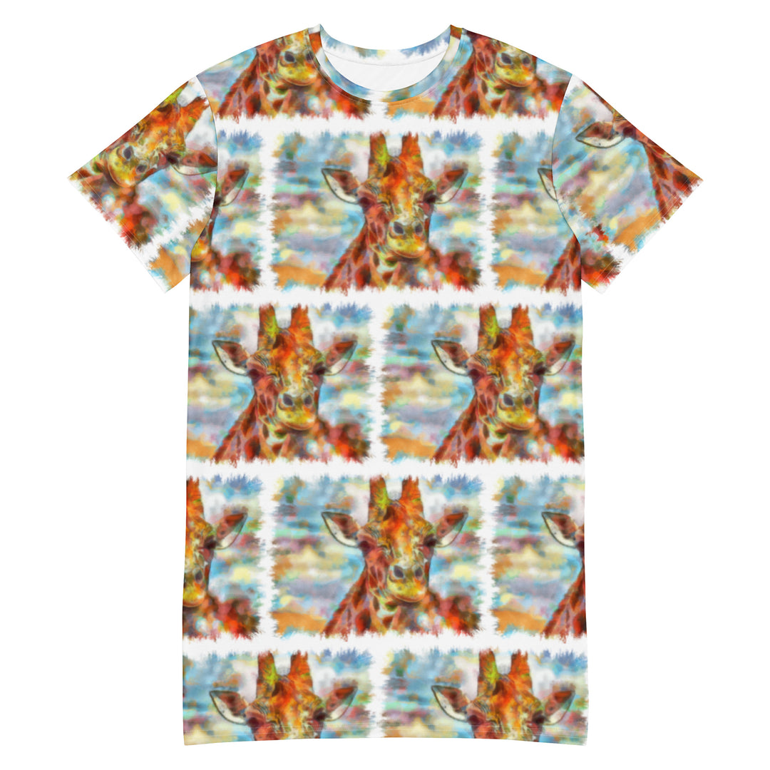 T-shirt dress - Giraffe