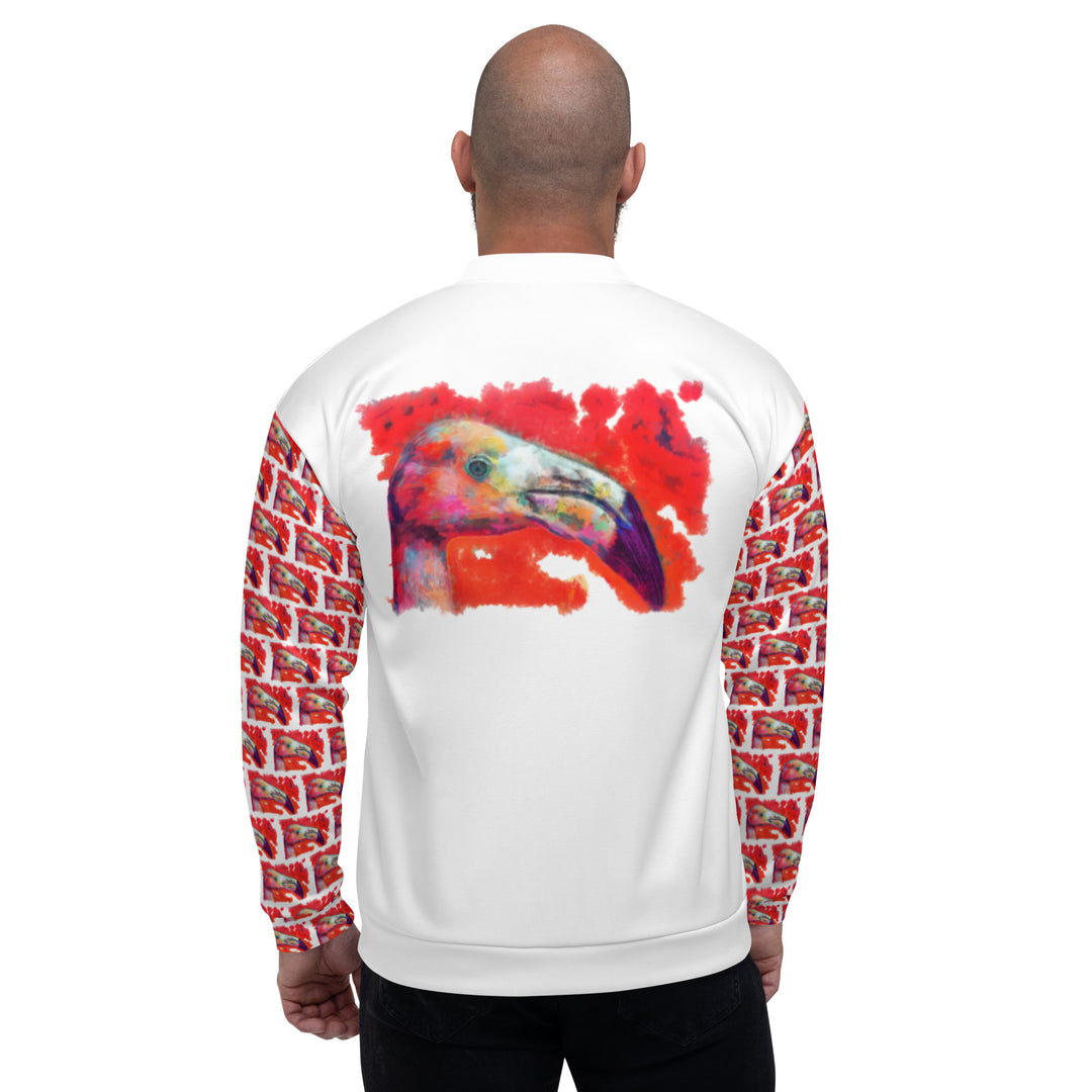 Unisex Bomber Jacket - Flamingo v3