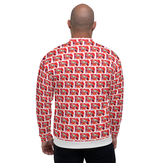 Unisex Bomber Jacket - Flamingo v2