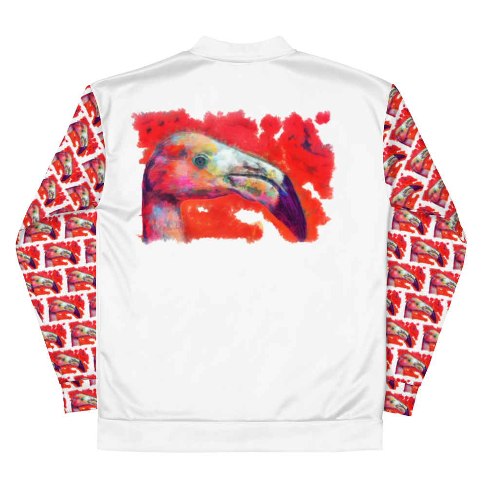 Unisex Bomber Jacket - Flamingo v3