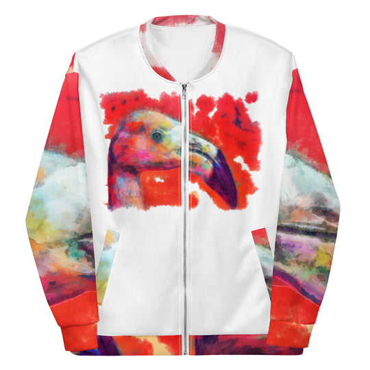 Unisex Bomber Jacket - Flamingo