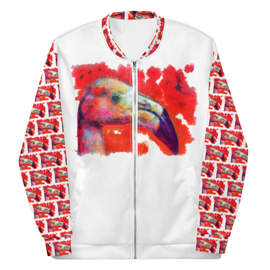 Unisex Bomber Jacket - Flamingo v2