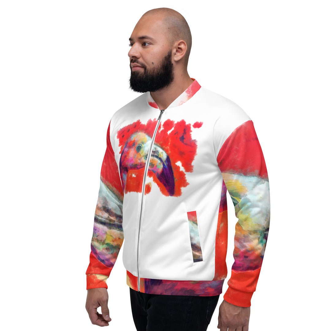 Unisex Bomber Jacket - Flamingo