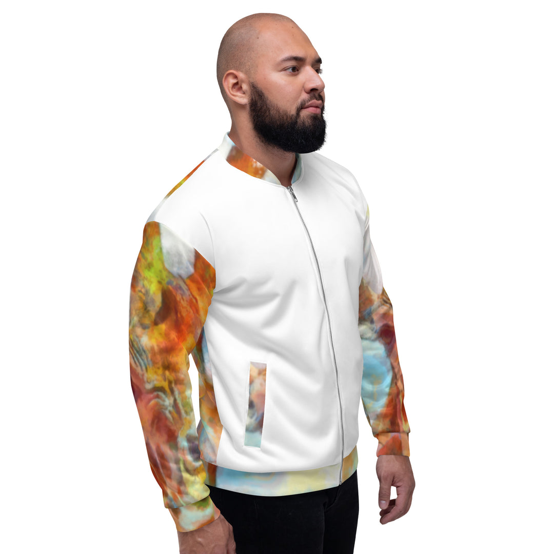 Unisex Bomber Jacket - Giraffe v2