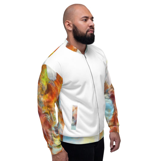 Unisex Bomber Jacket - Giraffe v2