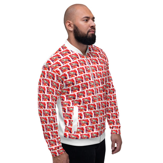 Unisex Bomber Jacket - Flamingo v3