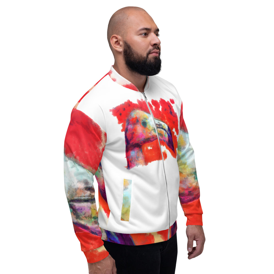 Unisex Bomber Jacket - Flamingo