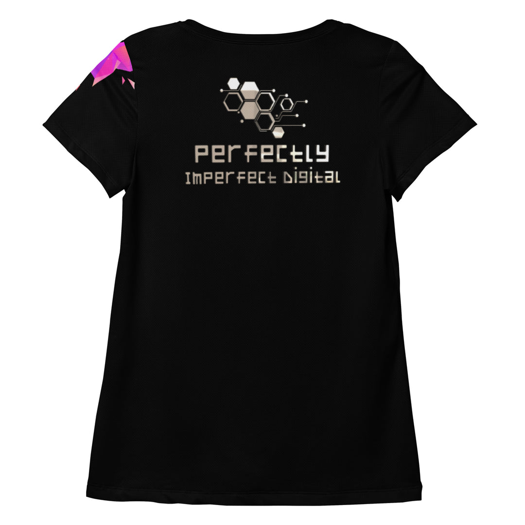 All-Over Print Women's Athletic T-shirt - PID