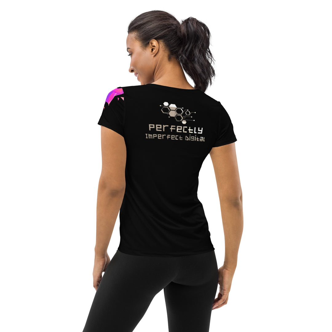 All-Over Print Women's Athletic T-shirt - PID