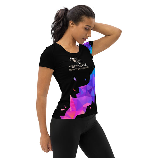 All-Over Print Women's Athletic T-shirt - PID
