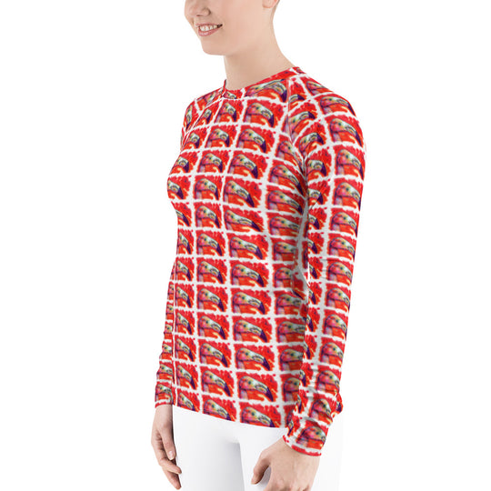 Women's Rash Guard - Flamingo