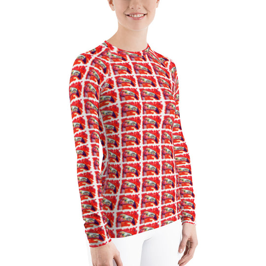 Women's Rash Guard - Flamingo