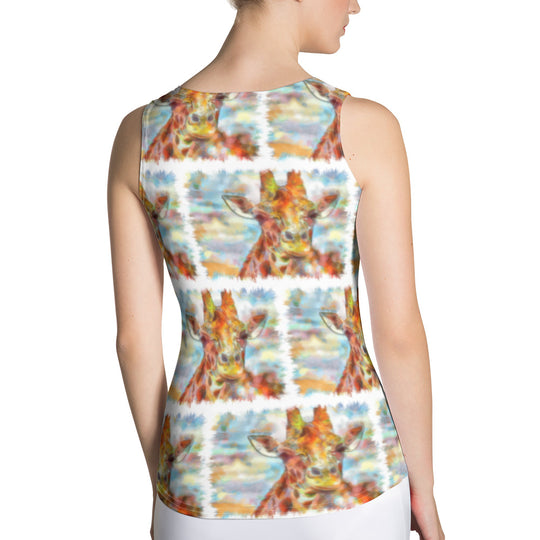 Sublimation Cut & Sew Tank Top - Giraffe