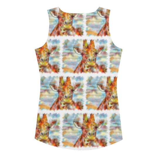 Sublimation Cut & Sew Tank Top - Giraffe
