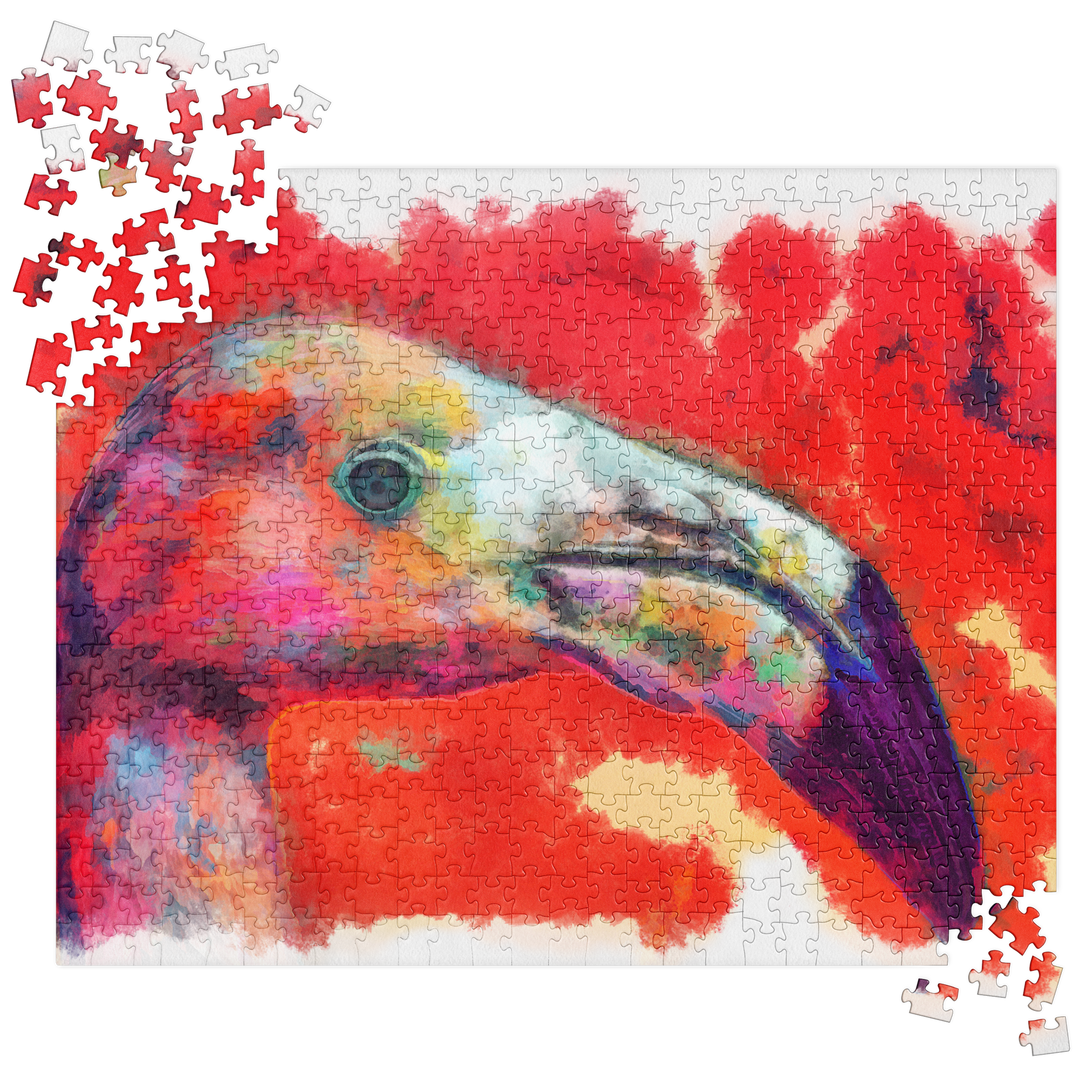 Jigsaw puzzle - Flamingo